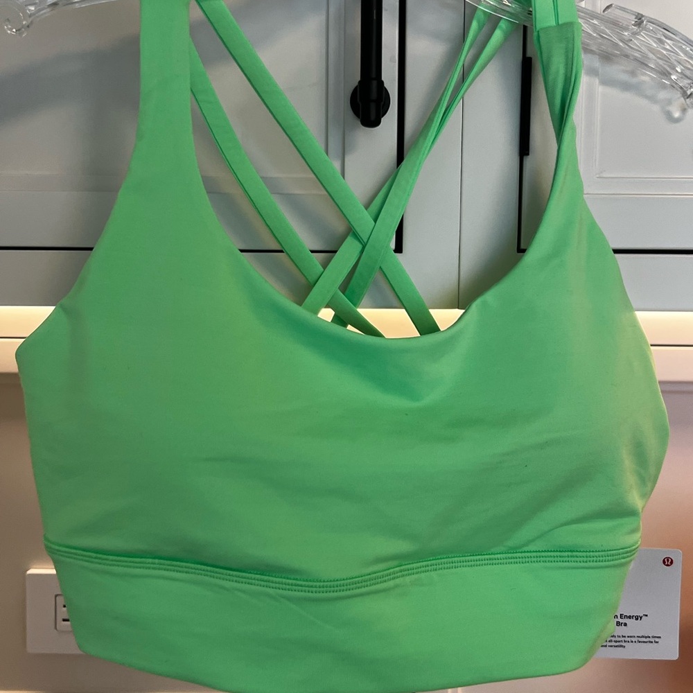 Lululemon Athletica Vibrant Lime Sports Bra
